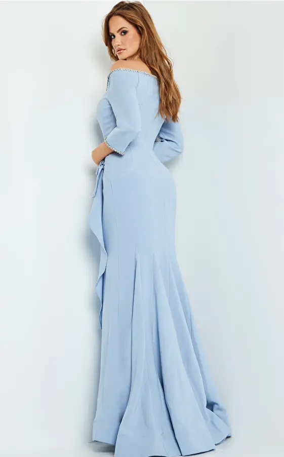 blue evening dress 23190